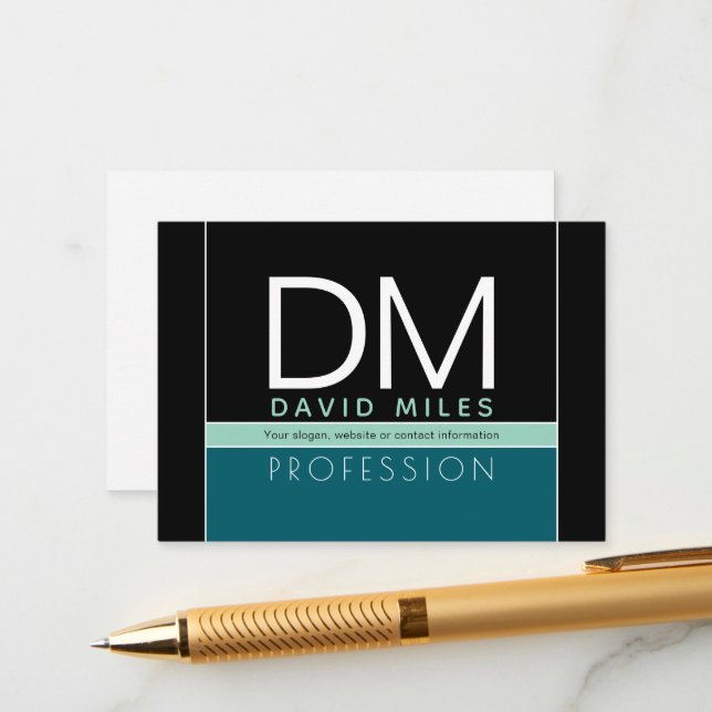 Modern Business Template | All Colours Customizabl (Front/Back In Situ)