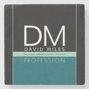 Modern Business Template   All Colours Customizabl Stone Coaster