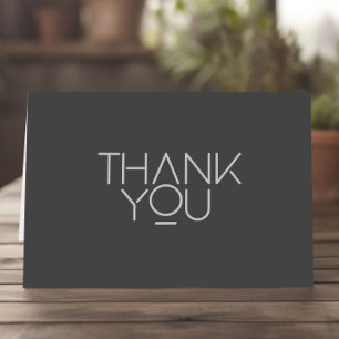 Modern Business Thank You Card