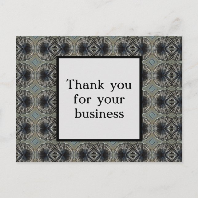 Modern Business Thank You Customer Appreciation Postcard (Front)