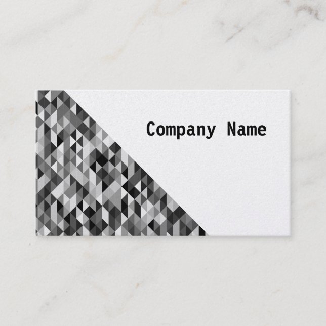 Modern Bussnies Card in Black and Grey colours (Front)