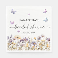 Modern Butterflies  Bridal Shower Welcome Sign