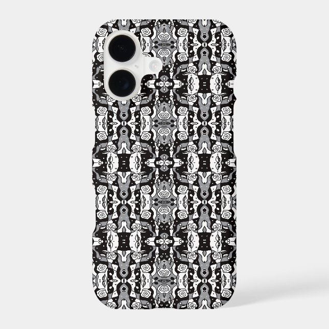 Modern BW roses pattern (Back)