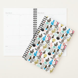 Modern Cactus Geometric Pattern Planner