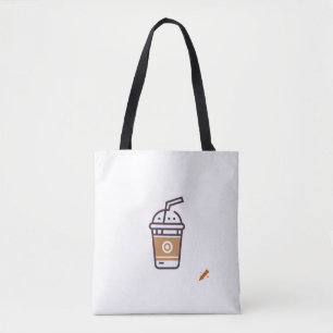 "Modern Cafe & Shakes Logo Design Bag – Trendy and