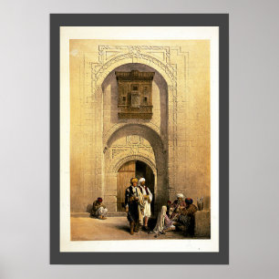 Modern Cairo Mansion, Arabesque, Roberts/Haghe Art Poster
