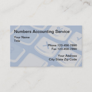 Modern Calculator Background Accountant Business Card