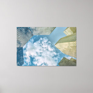Modern Calgary Skyline Canvas Print