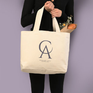 Modern California CA Custom Name State Summer Large Tote Bag