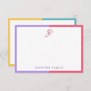 Modern Calligraphed Monogram Simple Template