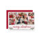 Modern Calligraphy 5 Photo Family Christmas Red