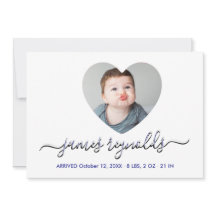 Modern Calligraphy Baby Boy Photo Birth
