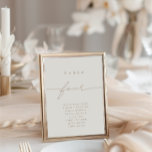 Modern Calligraphy Ivory Table Four Table Number<br><div class="desc">Design features an handwritten font and modern minimalist design. Designed to coordinate with for the «Natural Glam» Wedding Invitation Collection. To change details, click «Personalize this template», «Details». To move the text or change the size, font, or colour, click «Edit using Design Tool». View the collection link on this page...</div>