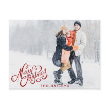 Modern Calligraphy Merry Christmas Photos