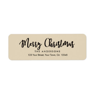 Modern Calligraphy Merry Christmas Script Holiday