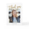 Modern Calligraphy photo thank you note