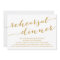 MODERN CALLIGRAPHY | REHEARSAL DINNER INVITATION