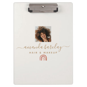 Modern Calligraphy Script Photo Clipboard