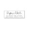 Modern Calligraphy Script Return Address