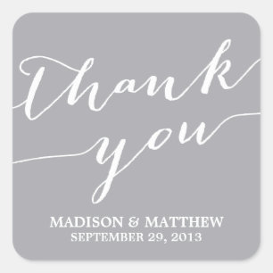MODERN CALLIGRAPHY WEDDING FAVOR LABELS