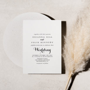 Modern Calligraphy Wedding Gold 