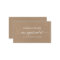 Modern Calligraphy Wedding Registry Kraft