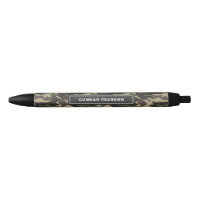Modern Camouflage Pattern Name Black