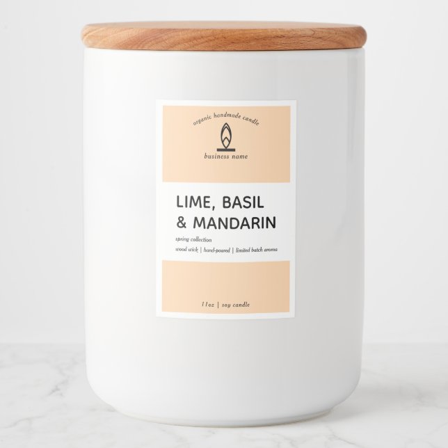 Modern Candle Label (Front)