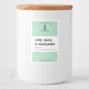 Modern Candle Label