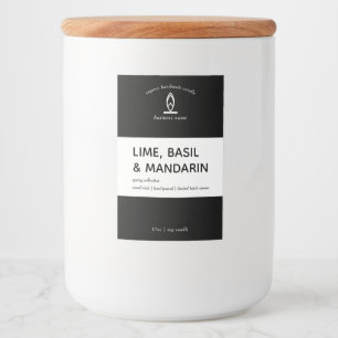 Modern Candle Label
