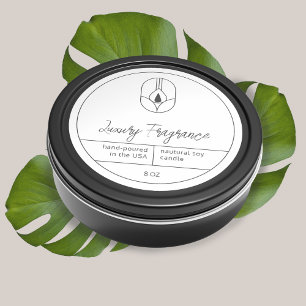 Modern Candle Product Label