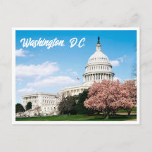 Modern Capitol Building Washington DC Postcard