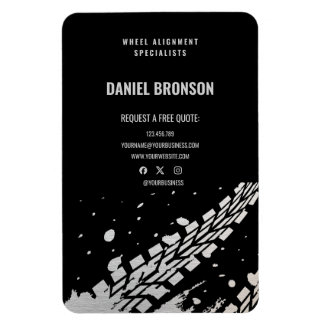 Modern Car Auto Mechanic Repair Service Fridge Magnet