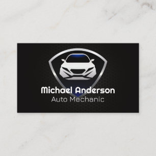Modern Car Logo Badge   Auto Services Business Card