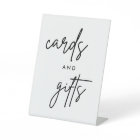 Modern Cards and Gifts Wedding Reception Table