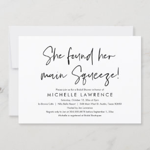 Modern Casual and Fun, Bridal Shower Beach Party I Invitation