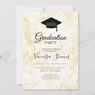 Modern Casual Script Photo Graduation Invitation