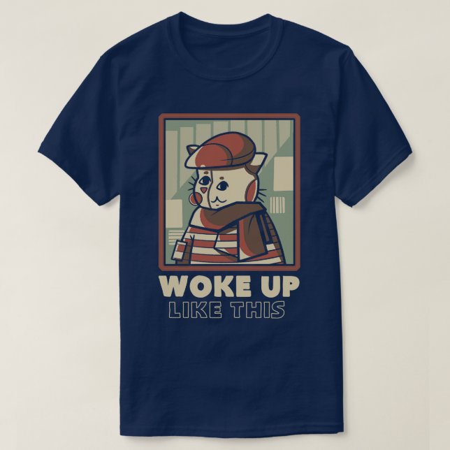 Modern Cat by Tobe Fonseca T-Shirt (Design Front)