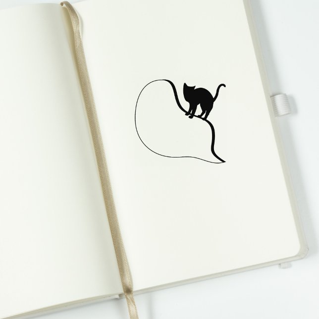 Modern Cat Journal  Rubber Stamp (Creator Uploaded)