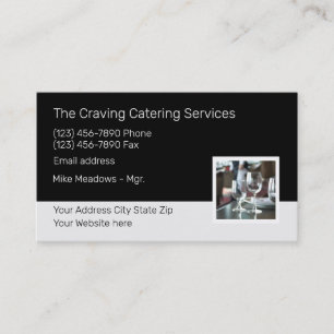Modern Catering Services Template Business Card