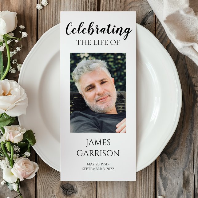 Modern Celebration of Life Memorial Program (Creator Uploaded)