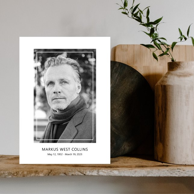 Modern Celebration Photo Memorial Program (Creator Uploaded)