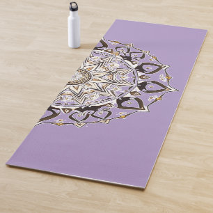 Modern Celestial Mandala   Trendy Boho Spiritual Yoga Mat