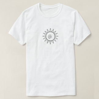 Modern Celestial Sun Symbol Graphic T-Shirt