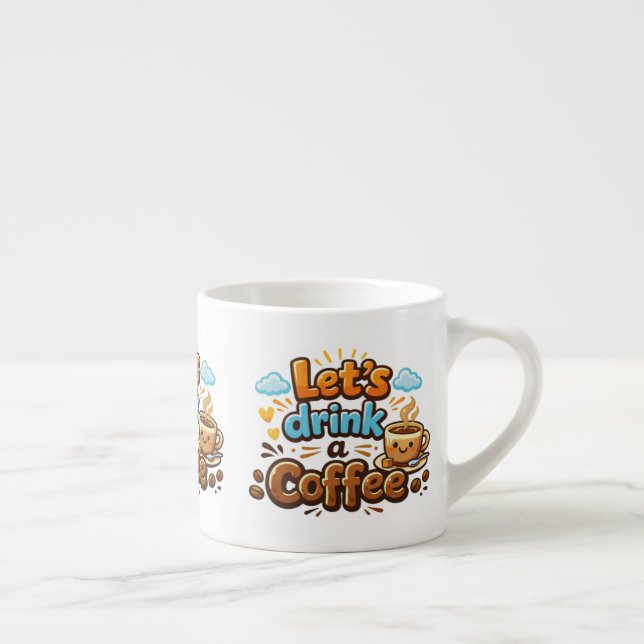 Modern Ceramic Coffee Mug for Everyday Use & Cozy  (Right)