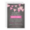 Modern Chalkboard Bunting Owl GIRL Baby Shower