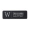 Modern Chalkboard Custom Monogram Return Address