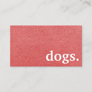 Modern chalkboard dogs. loyalty punch card