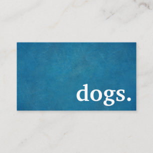 Modern chalkboard dogs. loyalty punch card