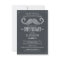 Modern Chalkboard Little Man Moustache Baby Shower